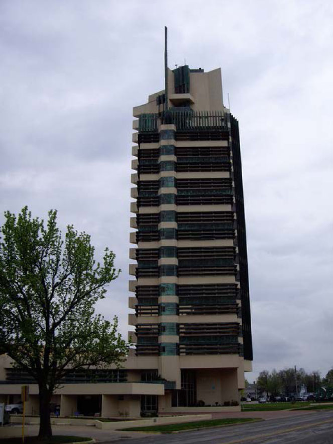 Frank Lloyd Wright designed Price Tower